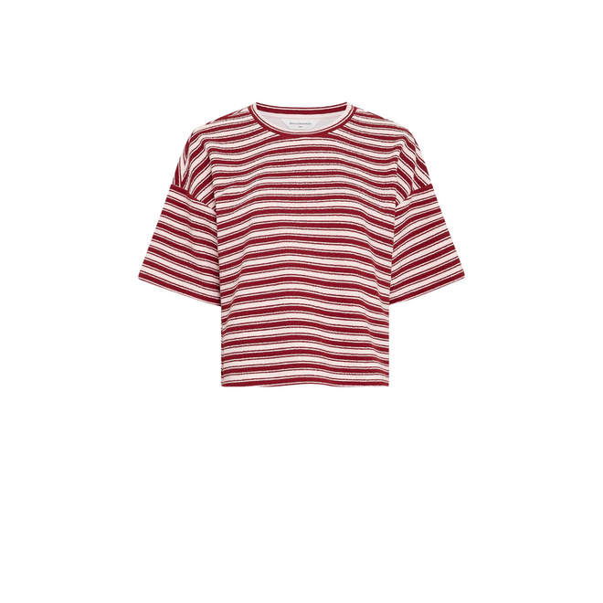 Cessalia Tee Stripe - Lotus Rhubarb
