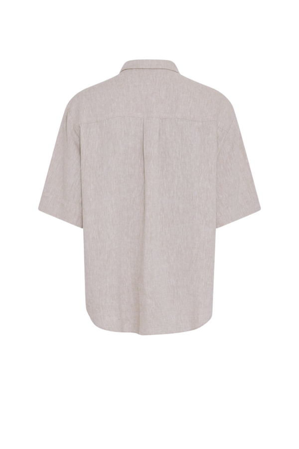 Viana Ginia 3/4 Shirt - Sand Melange