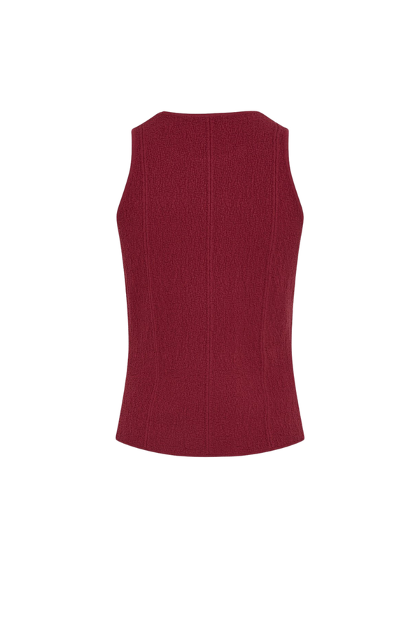 Charlitta SL Top - Rhubarb