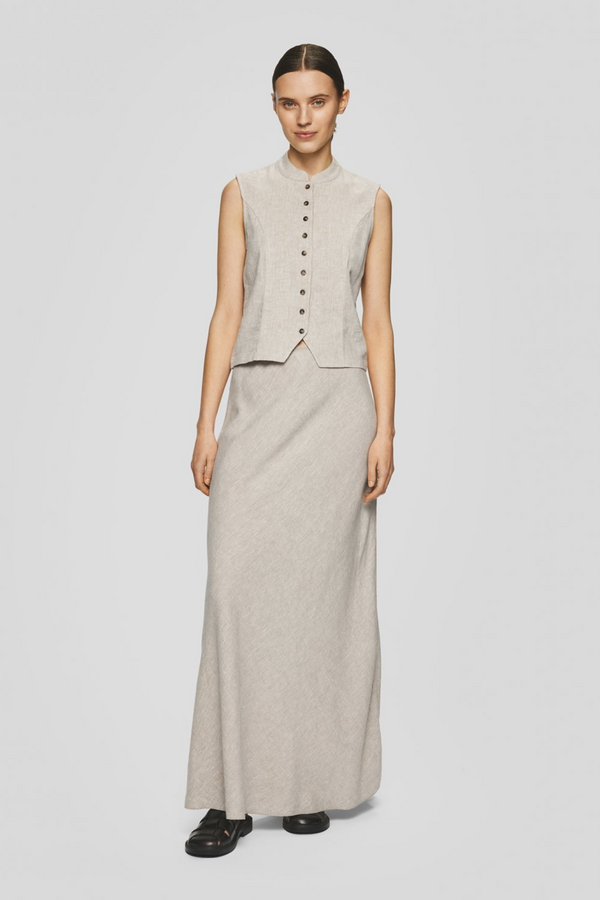 Viana Ginia Skirt - Sand Melange