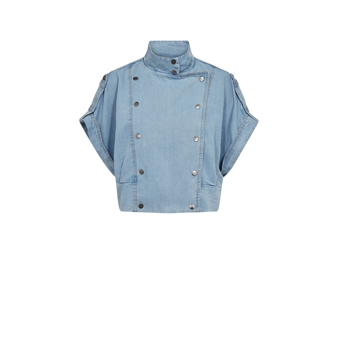 Tilly Vest - Fade Denim