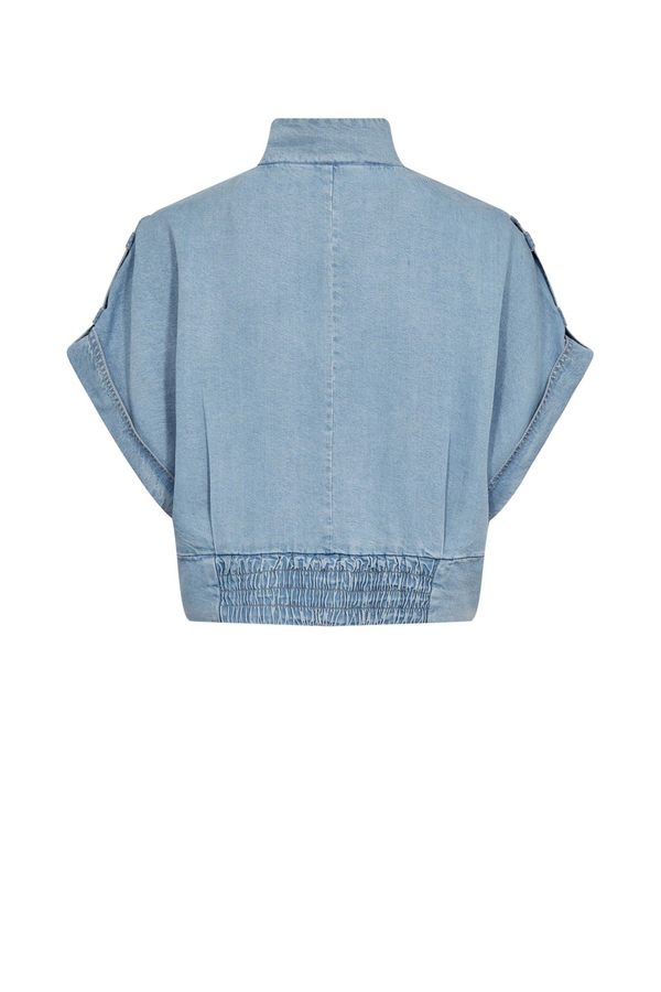 Tilly Vest - Fade Denim