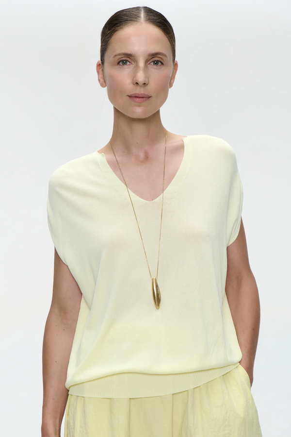 Viscose Seamless Top - Giallo