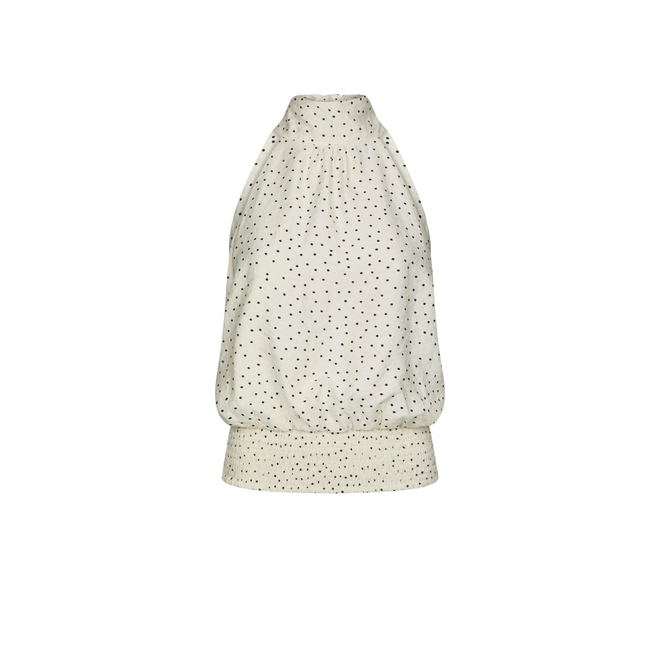 Jos Mini Dot Top - Off White