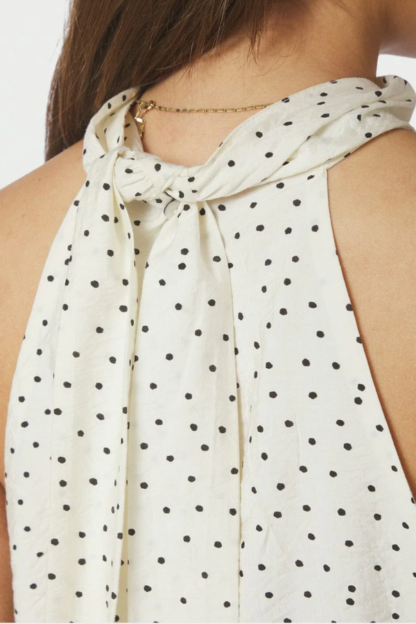 Jos Mini Dot Top - Off White