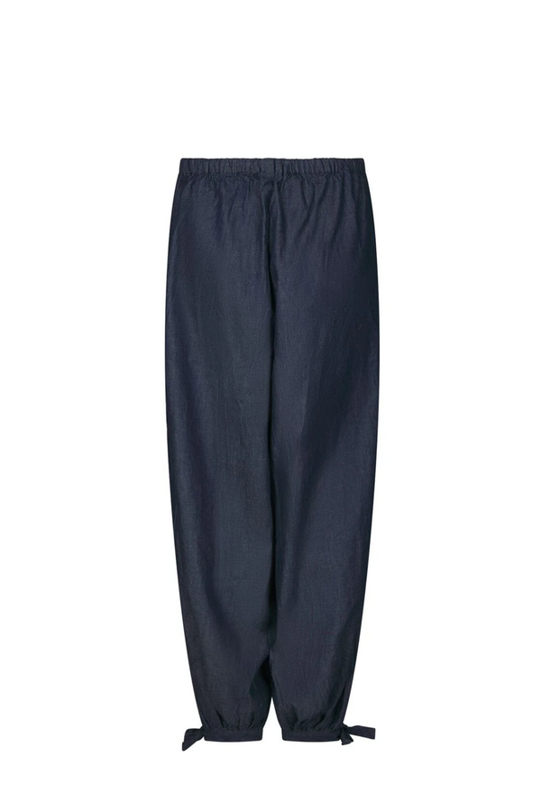 Roxane Balloon Denim Pants - Blue