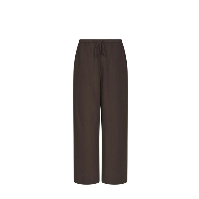 Heifa Linen Pants - Dark Brown
