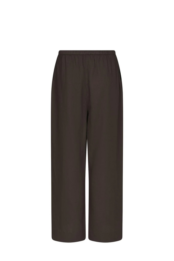 Heifa Linen Pants - Dark Brown
