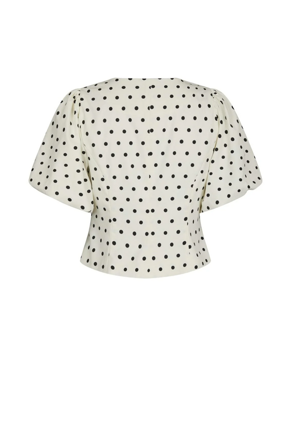 Anela Dot Blouse - Off White