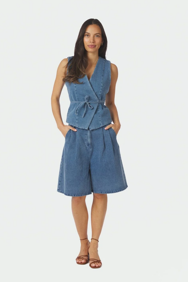 Rosel Denim Short - Blue