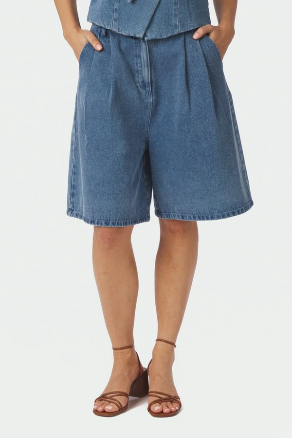 Rosel Denim Short - Blue