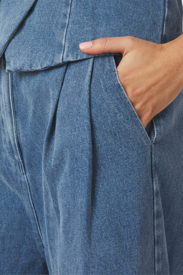 Rosel Denim Short - Blue