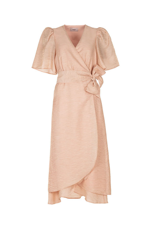 Blossom Layer Midi Dress - Melon