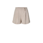 Usuma HW Linen Blend Shorts - White Pepper