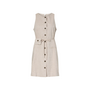 Usuma SL Linen Blend Dress - White Pepper