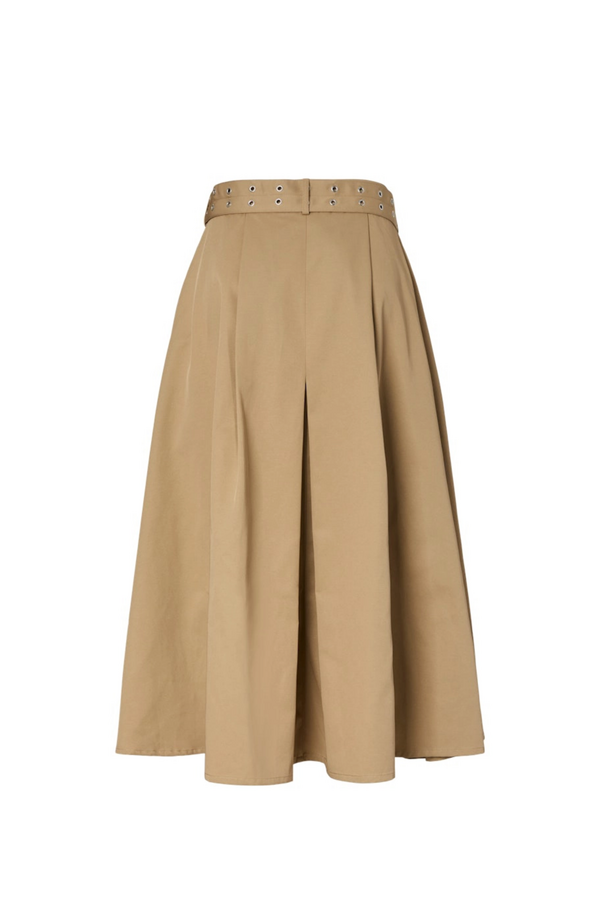 Timala HW Long Trench Skirt - Incense