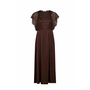 Idun Lace Dress - Dark Brown