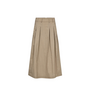 Leila Anya Pleat Skirt - Bisquit