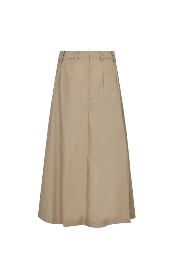 Leila Anya Pleat Skirt - Bisquit