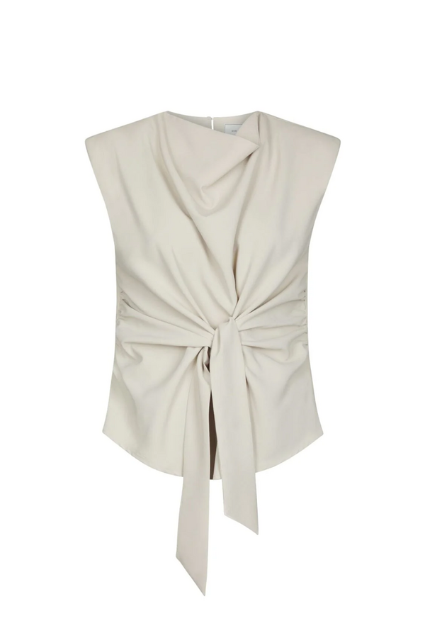 Katarim Crepe Top - Beige