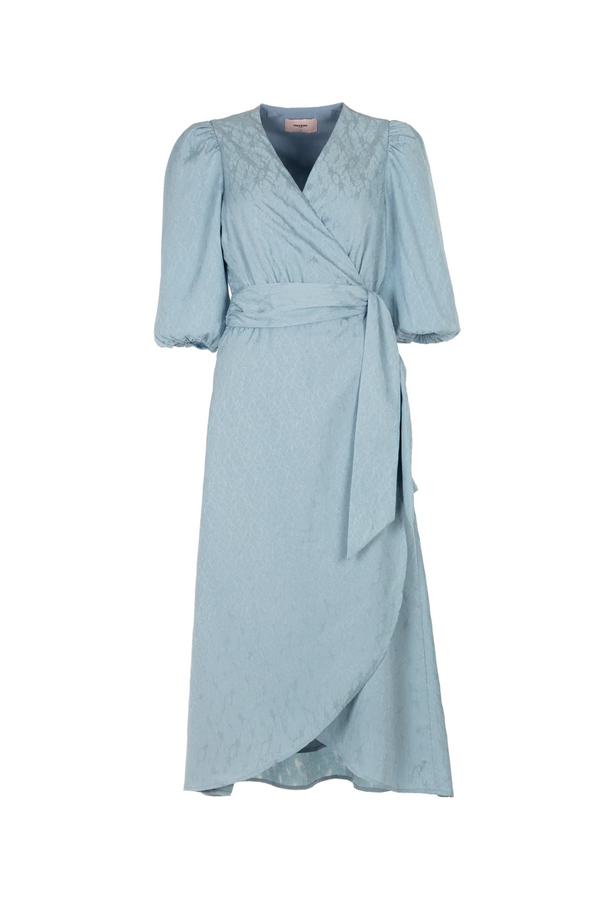 Blossom Midi Dress - Light Blue