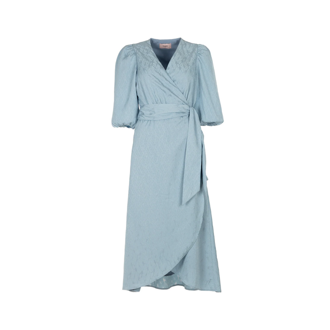 Blossom Midi Dress - Light Blue