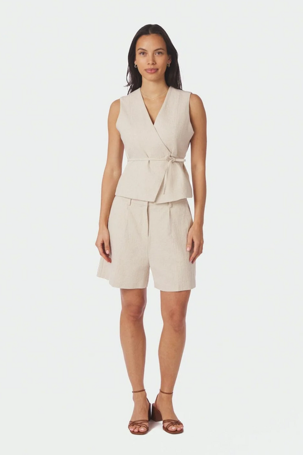 Samara Ramie Waistcoat - Natural