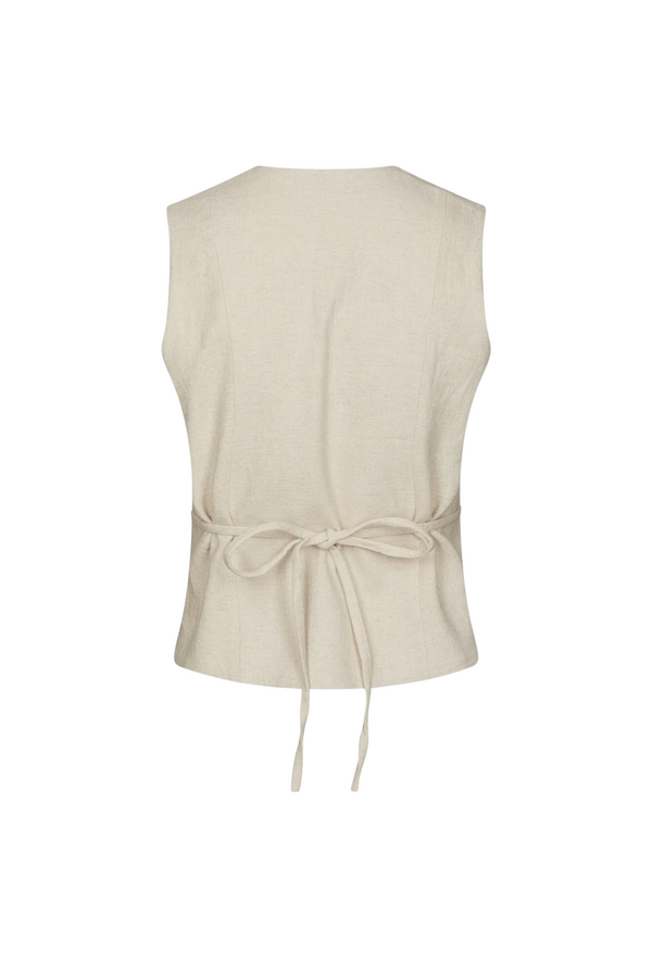 Samara Ramie Waistcoat - Natural