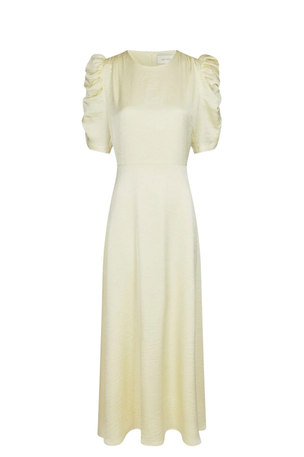 Benuti Solid Dress - Light Yellow