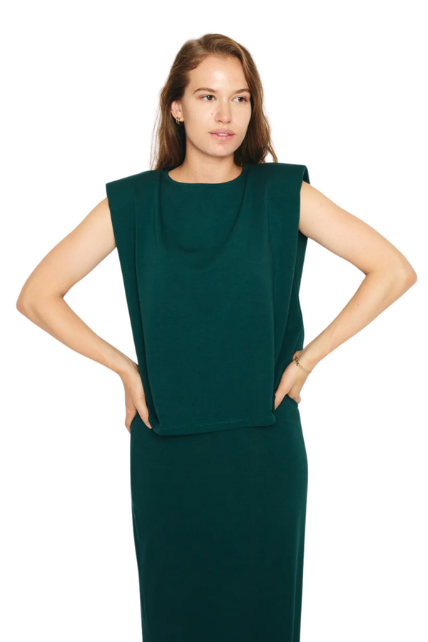 Lien Top - Forest Green