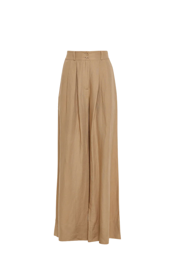 Linen Pants - Beige