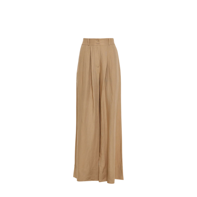 Linen Pants - Beige