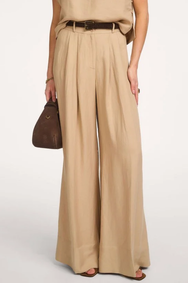 Linen Pants - Beige