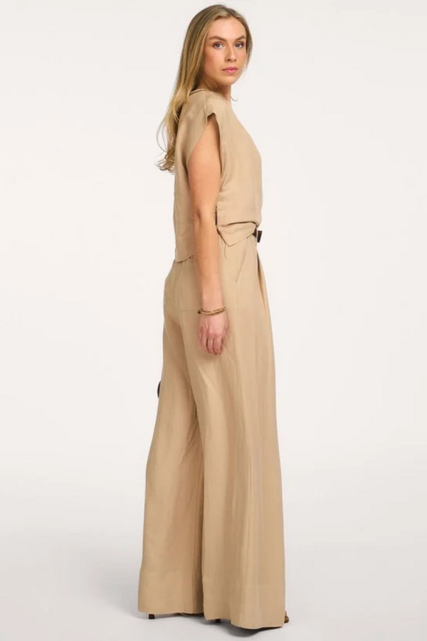 Linen Pants - Beige