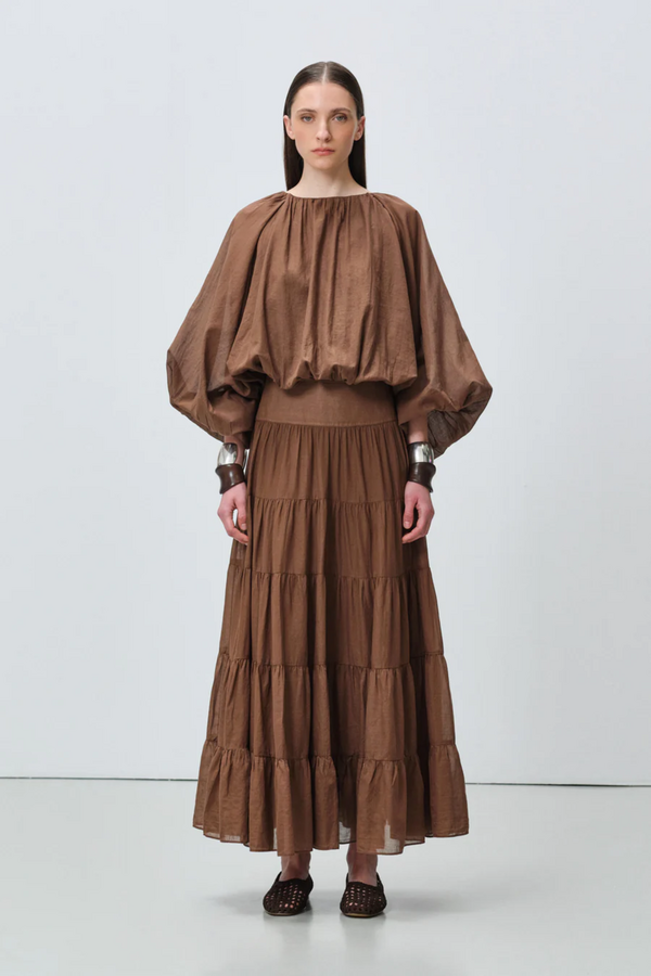 Blouse Voile - Brown