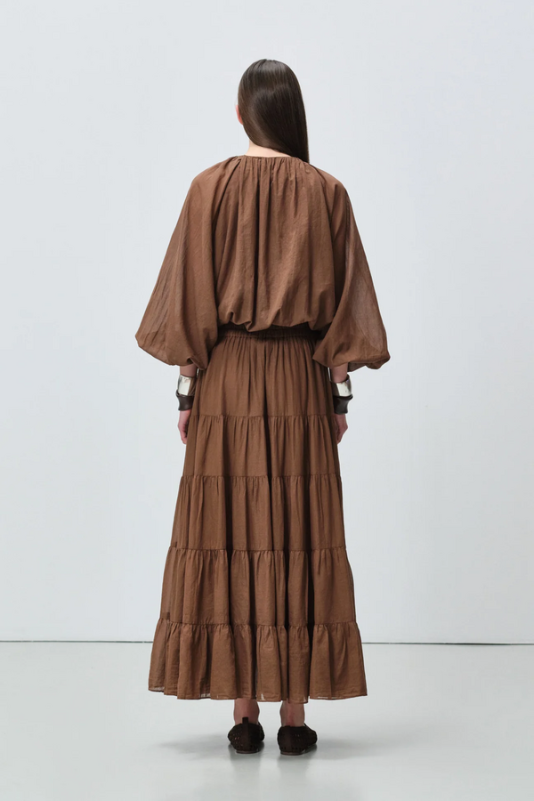 Blouse Voile - Brown