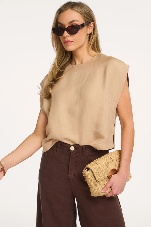 Linen Blouse - Beige