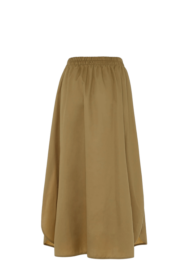 Popline Skirt - Khaki