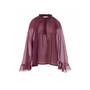 Velvet Blouse - Grena