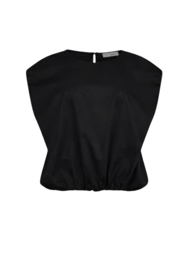 Crop Blouse - Black