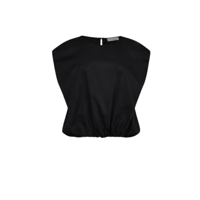 Crop Blouse - Black
