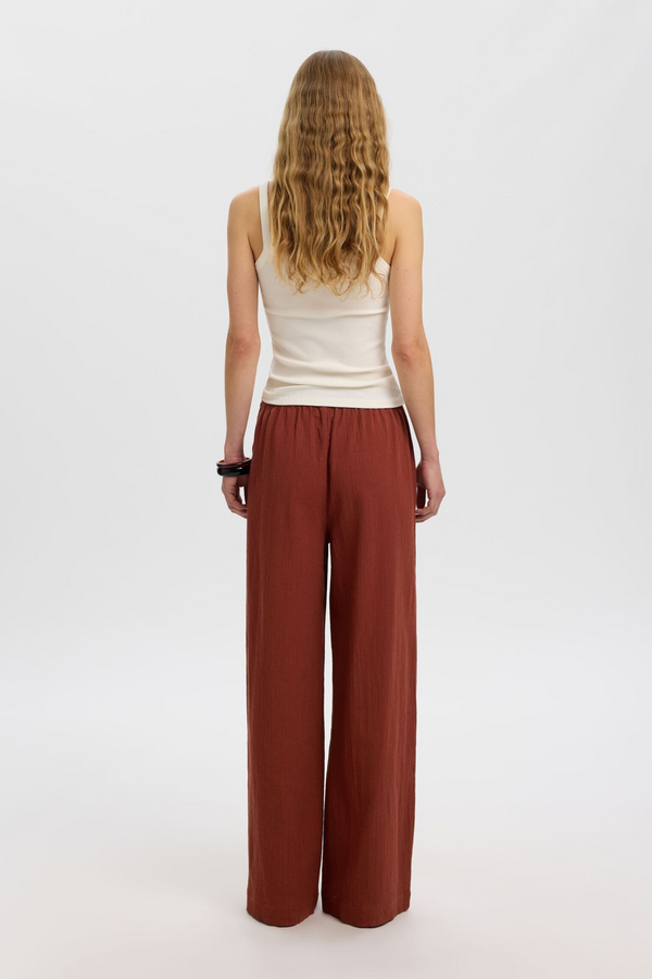 Finnie MW Wide Sun Pant - Cherry Mahogany