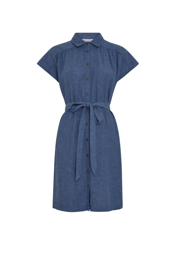 Viana Ginia Shirt Dress - Indigo