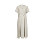 Cher Wrap Dress - Silver