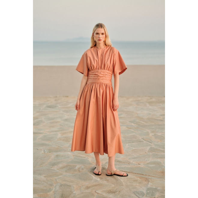 Popline Dress - Beige
