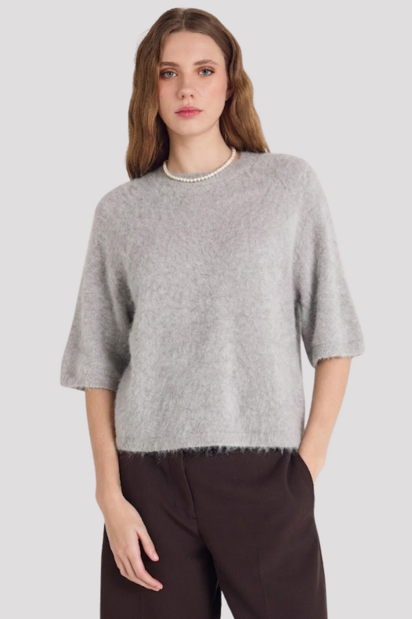 Jenna Pullover - Light Grey