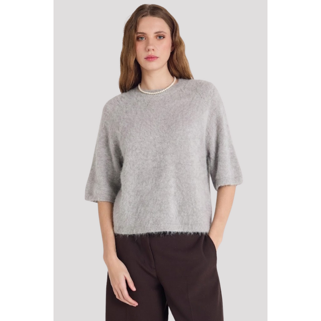 Jenna Pullover - Light Grey