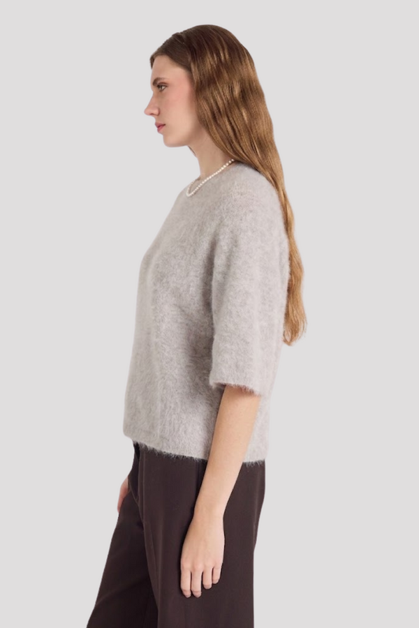 Jenna Pullover - Light Grey