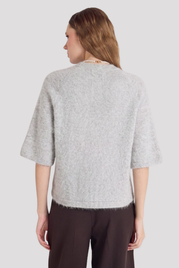 Jenna Pullover - Light Grey