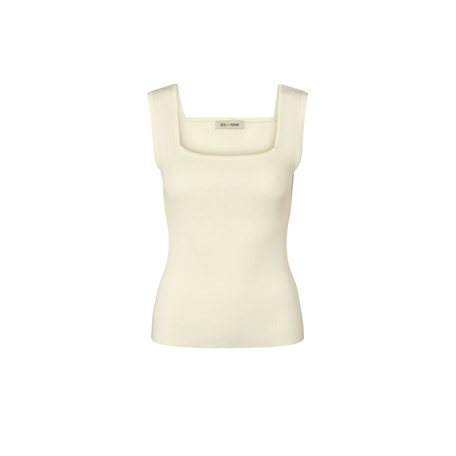 Noa Reverse Knit - White